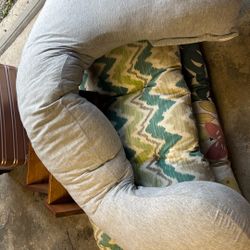 Lightly Used Body Or Pregnancy Pillow Free 