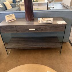 NEW💥Console Table, acrylic Legs w/Drawer