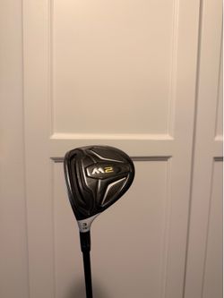TaylorMade M2 3-Wood (15°) – Left Handed / Stiff Flex / Upgraded IOMIC Grip