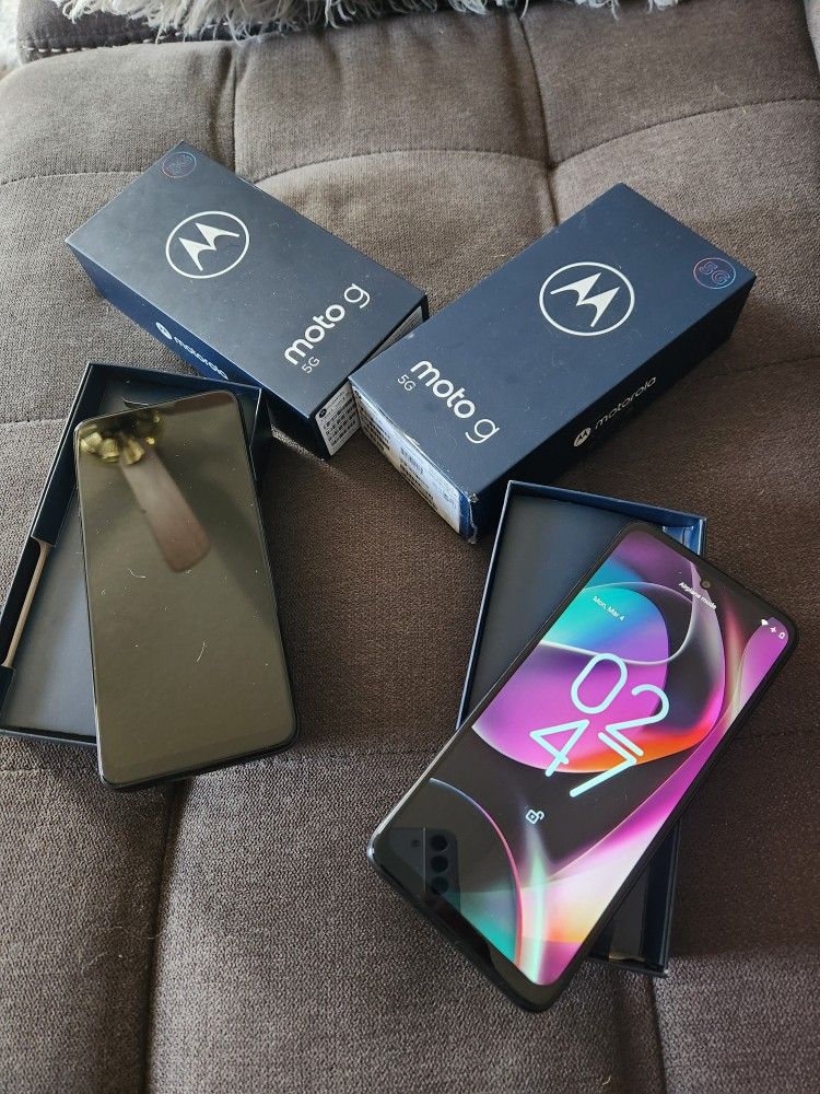 2 Motorola MOTO-G, 5G Cell Phones