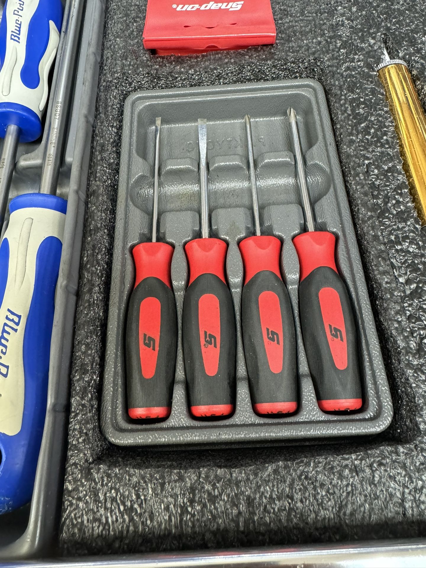 Snap On 4 Pc Screwdriver Set & 7 Pc Blue Point