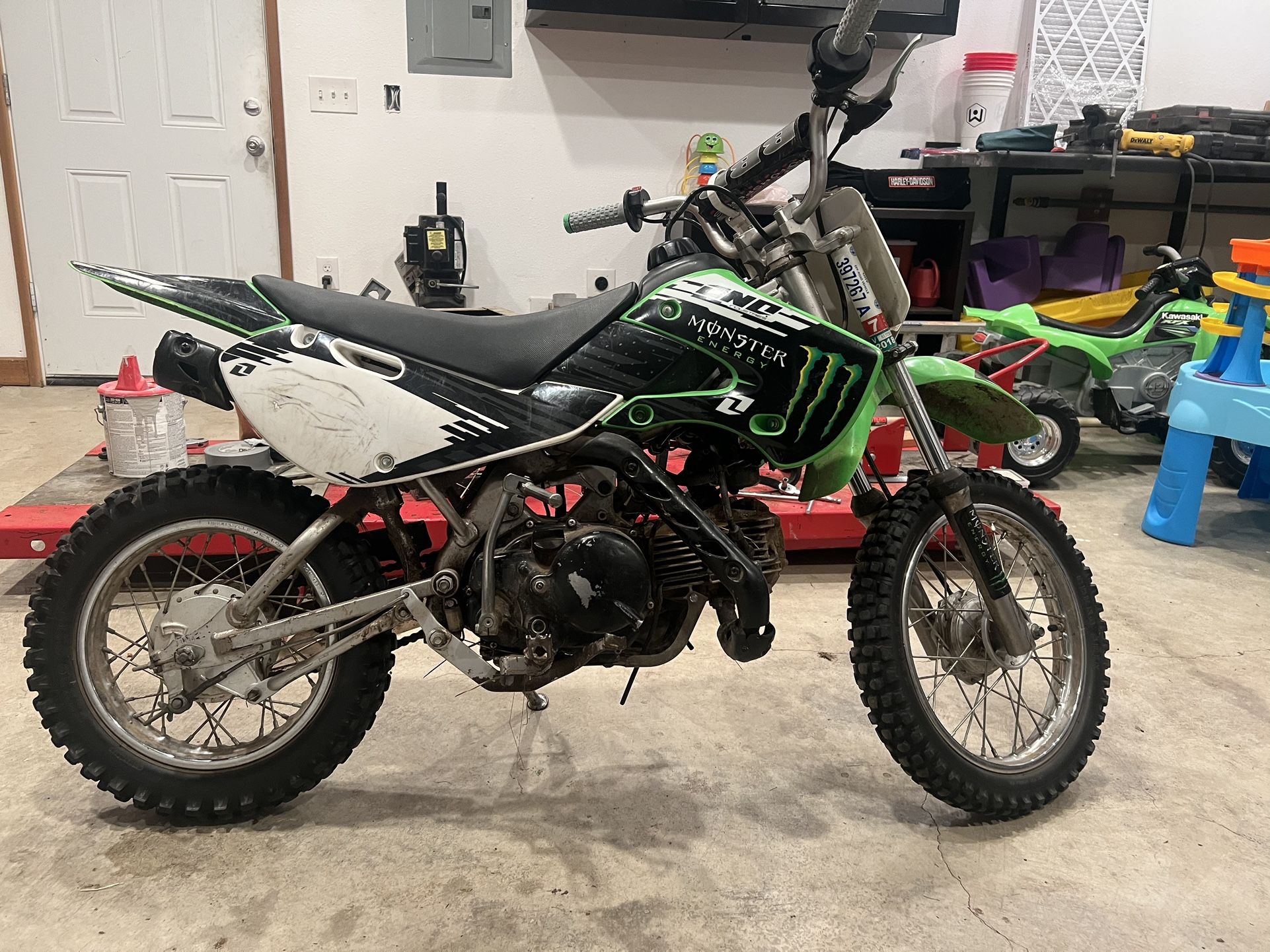 kawasaki 110 pit bike