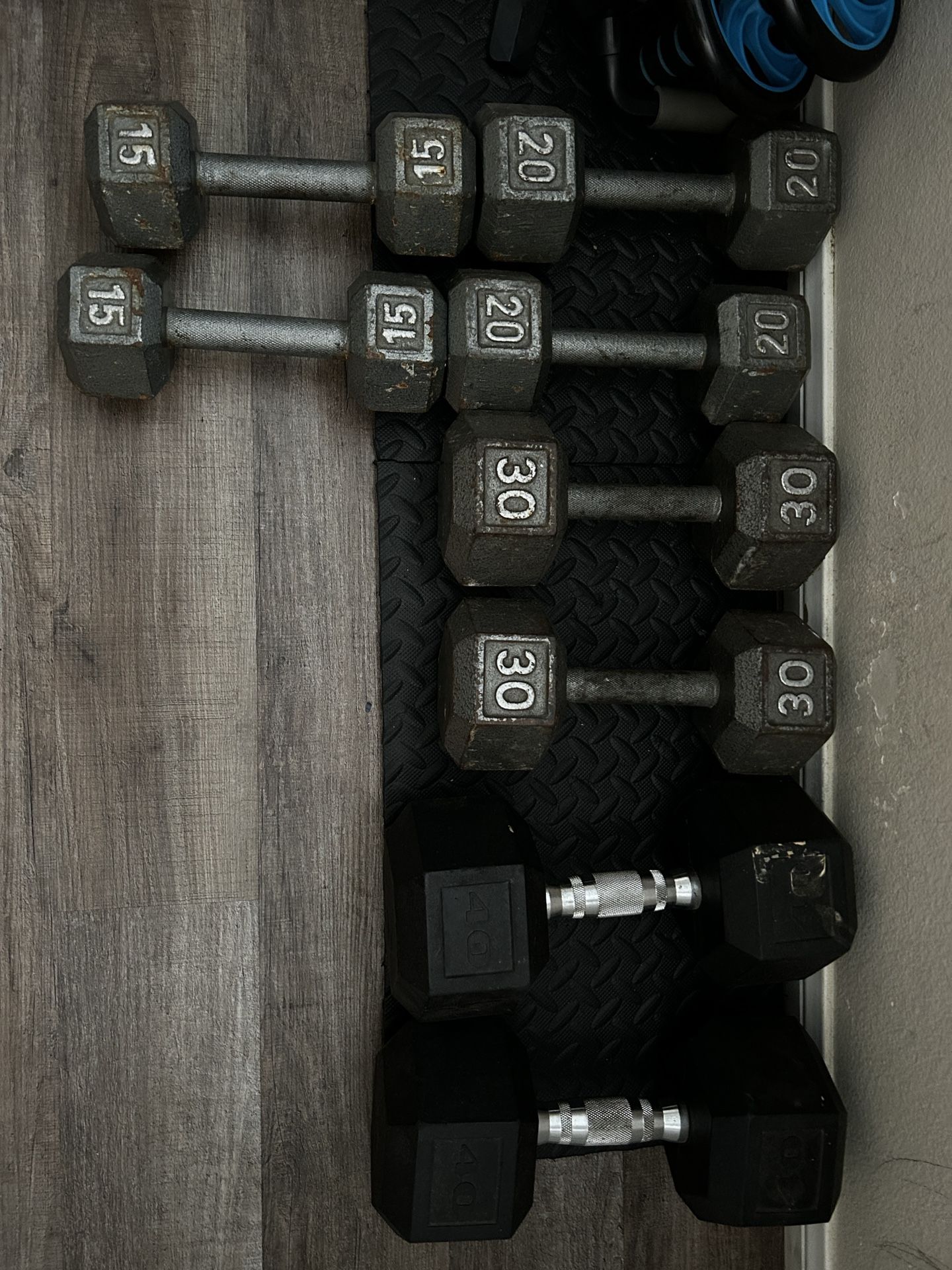45-30-20-15 Lbs Dumbbells 