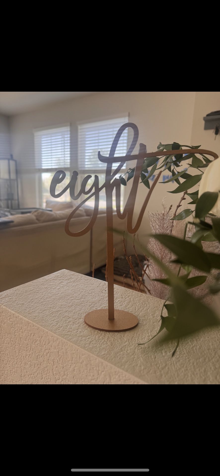 Table Numbers 15 Total