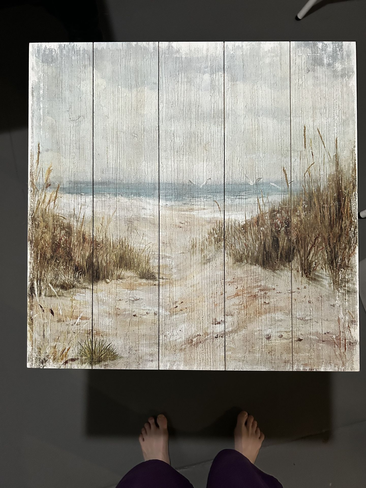 Canvas Seaside Print