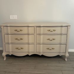 6 Drawer Tan Dresser 