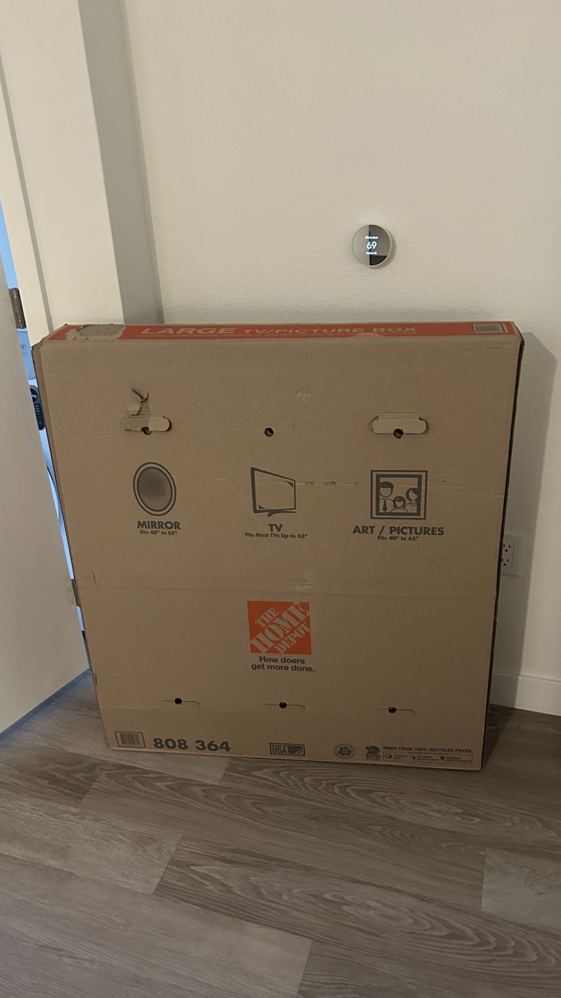 TV Moving Box Up To 65”