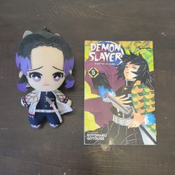 Demon Slayer Manga And Plush