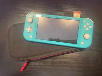 Nintendo Switch Lite (Turquoise) + Carrying Case