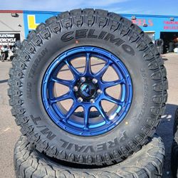 Rines 17x9 Fuel Con Llantas 35 12.50 17 MT✅️❗️🔵