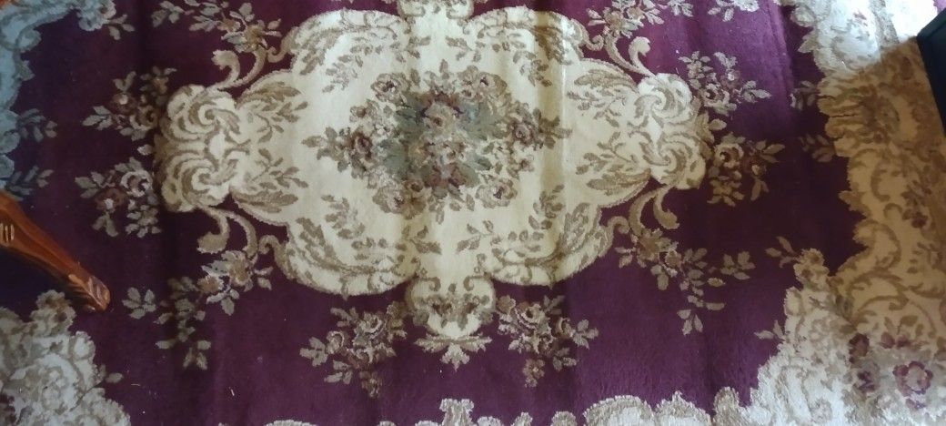 A Rug And Wine Rack