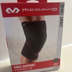 McDavid Knee Support w/ Sorbothane Pad – Size Large (Level 1 Light Support)