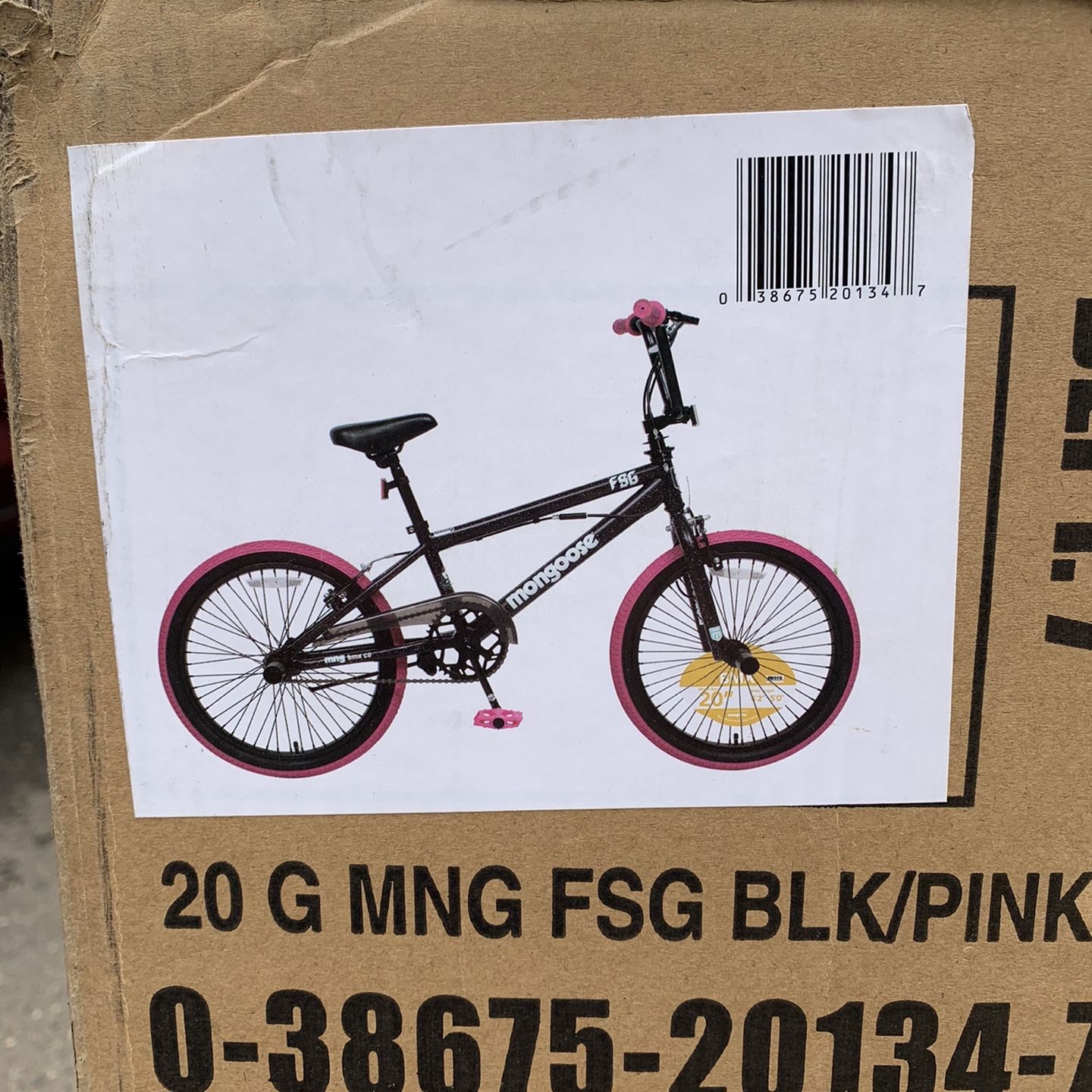 Mongoose FSG BMX Bike 20 Inch Wheels Single Speed Black for Sale in East Brunswick NJ OfferUp