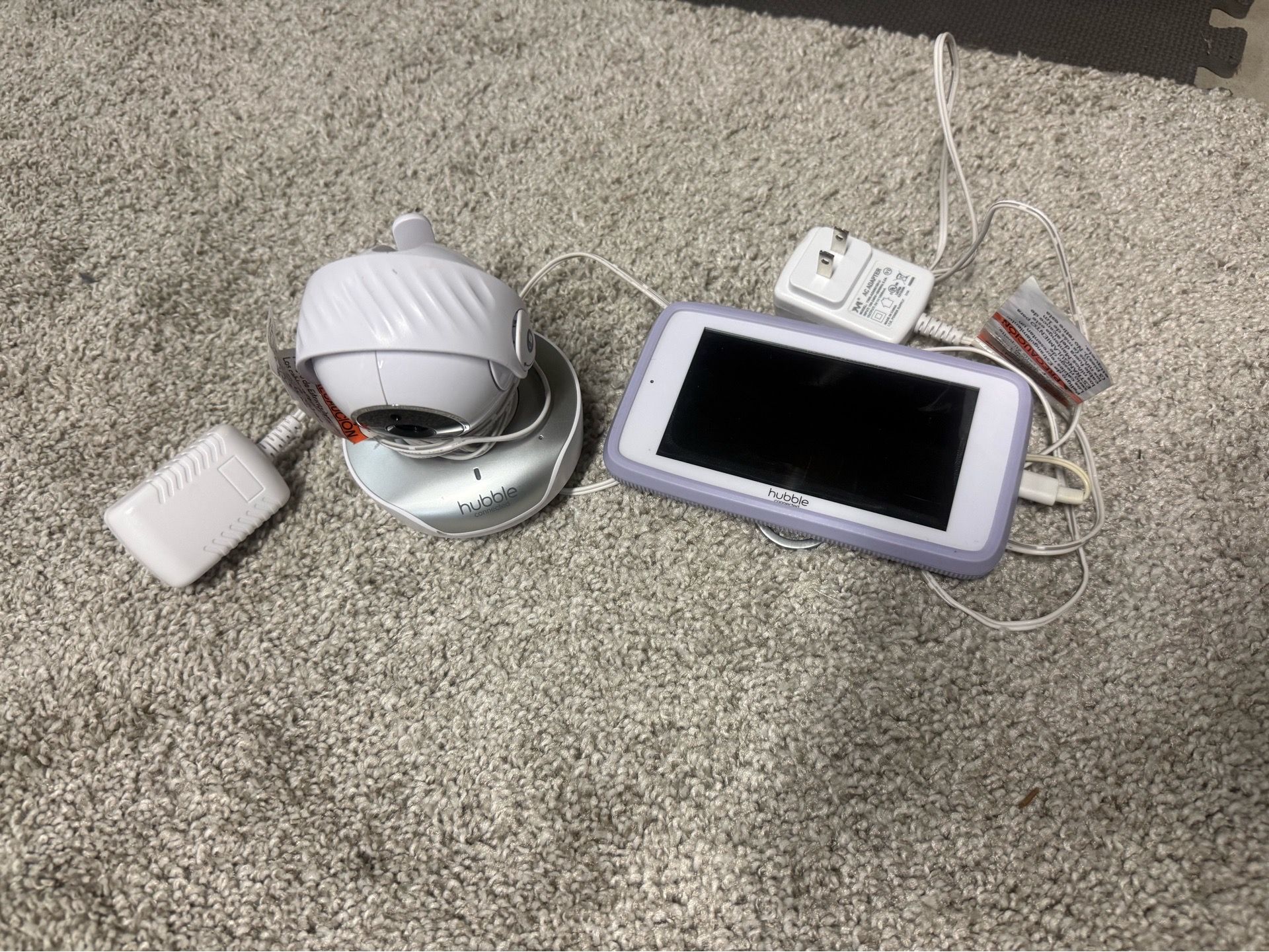 Hubble baby monitor and camera
