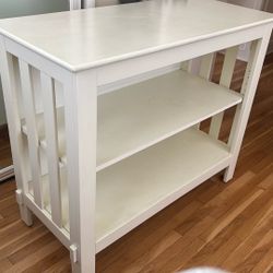 Pottery Barn White Bookshelf