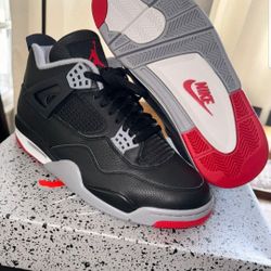 Air Jordan 4 Retro Bred Size 10.5 11 & 11.5 Available 