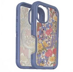 OtterBox Defender Series XT Case for IPhone 16 Floral Purple