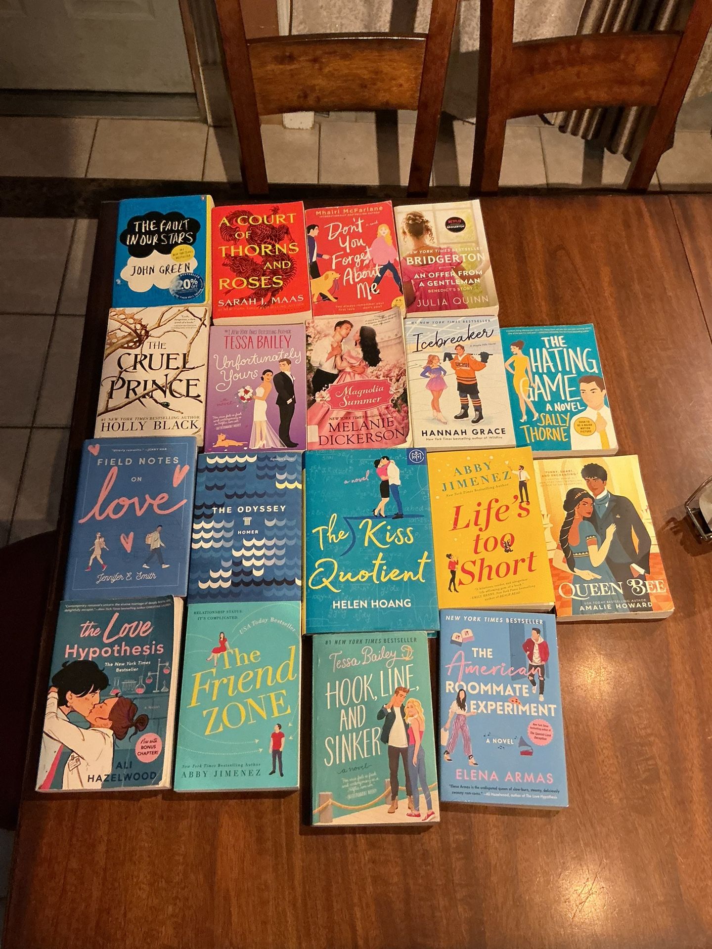 Fiction Books, Mostly Romance 