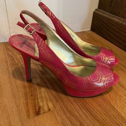 Nine West Pink High Heels - Size 8.5