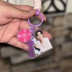 BTS keychain Jin double sided