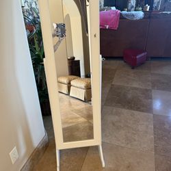  Lower Price! Free Standing Jewelry Armoire/Storage Cabinet