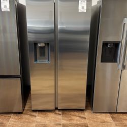 Samsung 27.4cu Ft Side By Side With Ice Maker