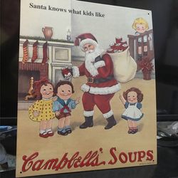 Campbell's Soup Company sign from 1993.  It is number 19 of 20 in a limited addition series.  