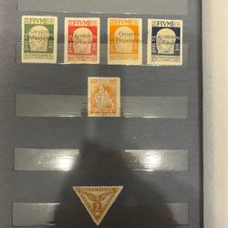 Old Stamp Collection With Album