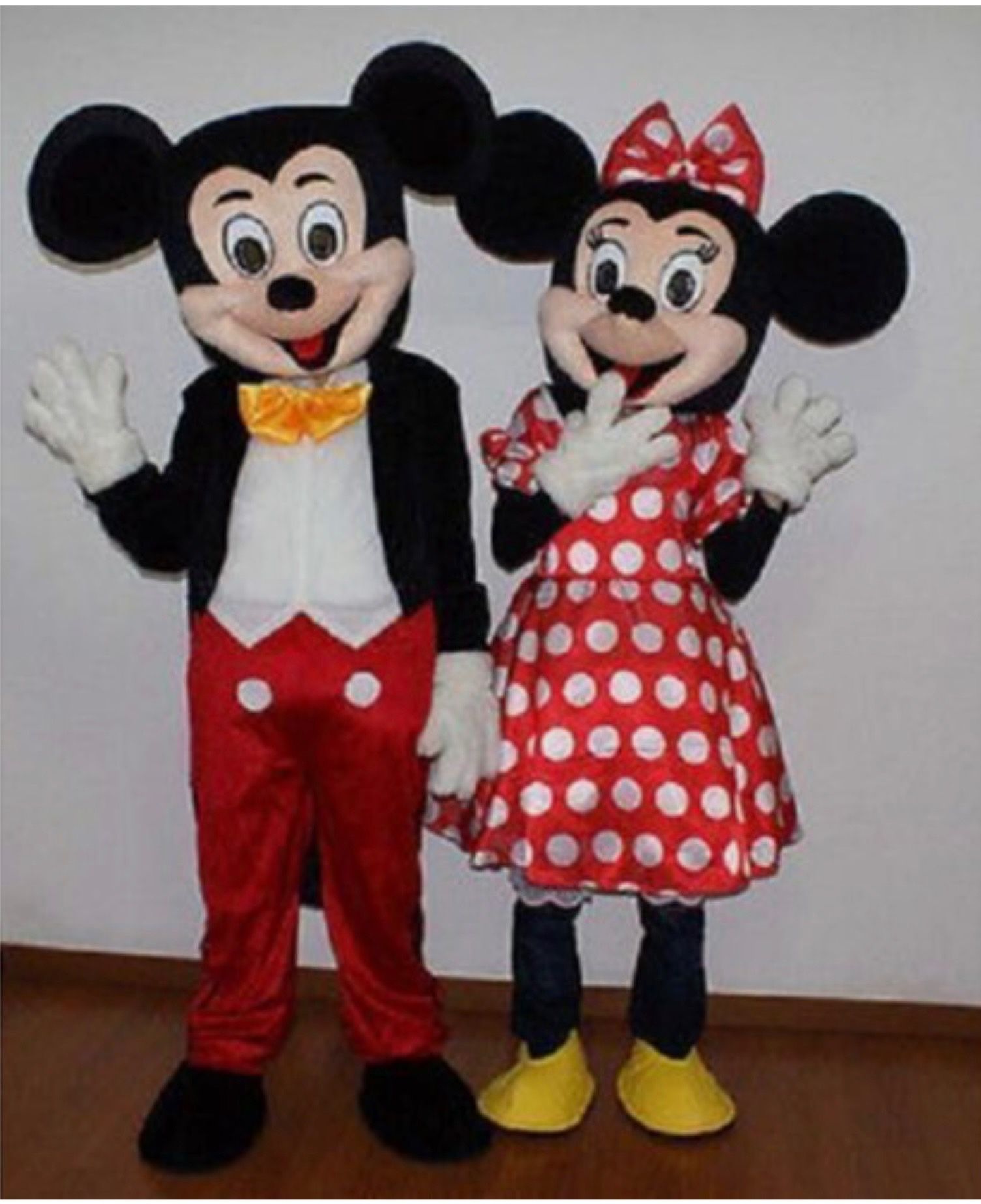 Mouse and lady mouse mascot