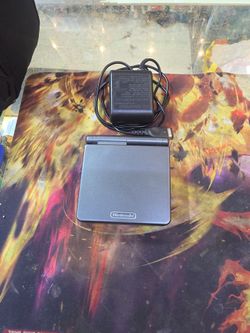 Nintendo Game Boy Advance SP AGS-101 Black Handheld Console Tested no game