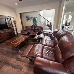 Leather Living Room Set 