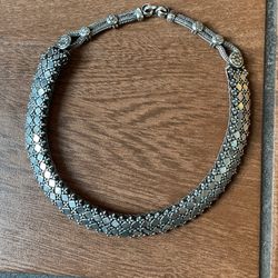 Collar De Plata Real