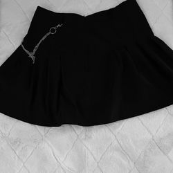 Black Mini Cargo Skirt With A Chain for Sale in Medford OR OfferUp