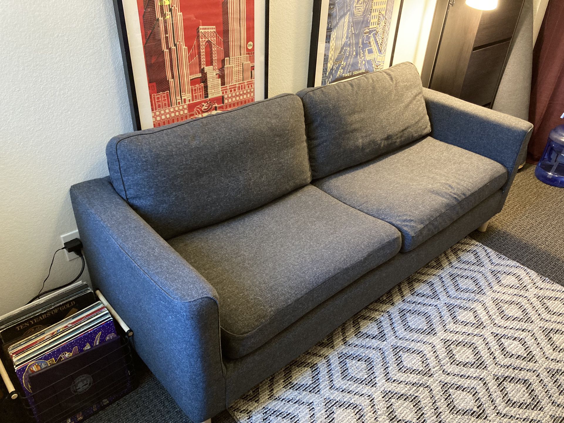 Grey IKEA Couch 