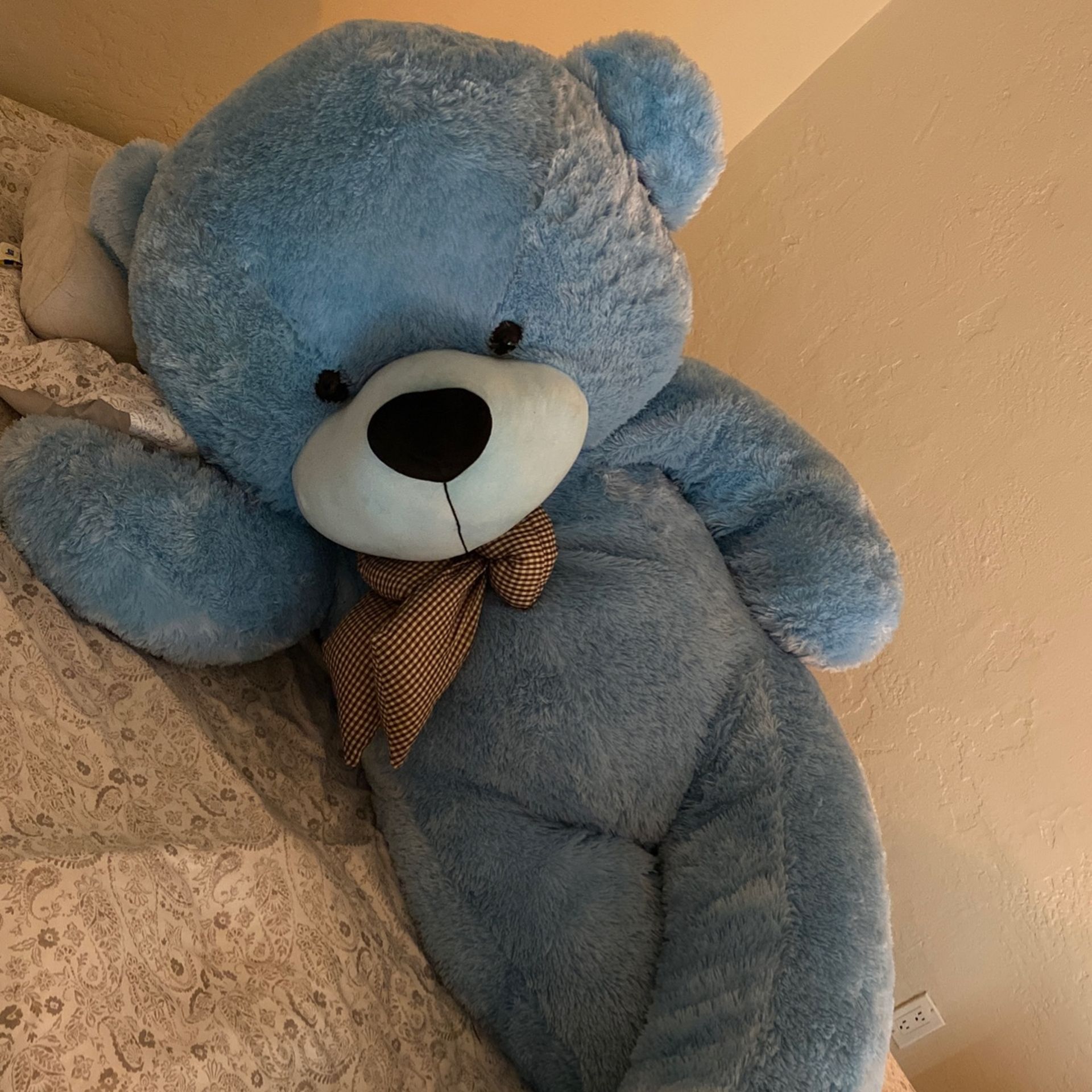 Overstuffed 84”(7’) Plush Teddy Bear