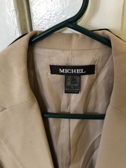 Michel light weight women one button blazer