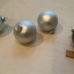 Silver Christmas Ball Ornaments