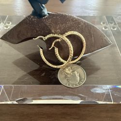 Arracadas De Oro De 14k 