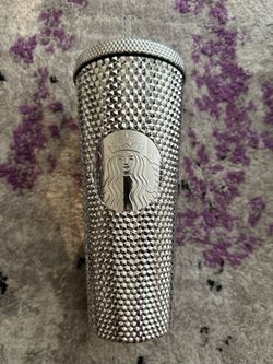 Starbucks Disney Cup Silver Studded 