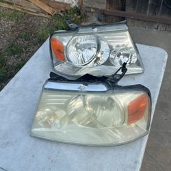 04-08 F150 Headlights Mirror Left Side And Master Switch 