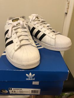 Adidas Superstars Mens 12 shell Toe