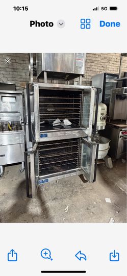 Double stock convection oven
