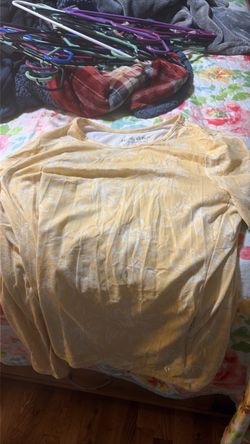 Yellow Floral Print T-Shirt