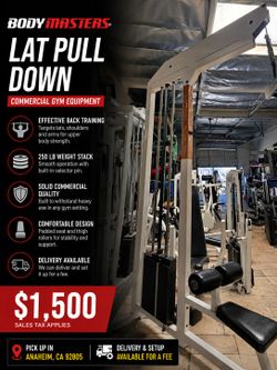 Body Masters Lat Pulldown - Commercial Gym Equipment