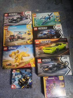 LEGO Sets Lot of 8 – Speed Champions, Creator, Disney