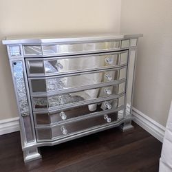2 Mirrored Nightstands / Dressers For Sale 