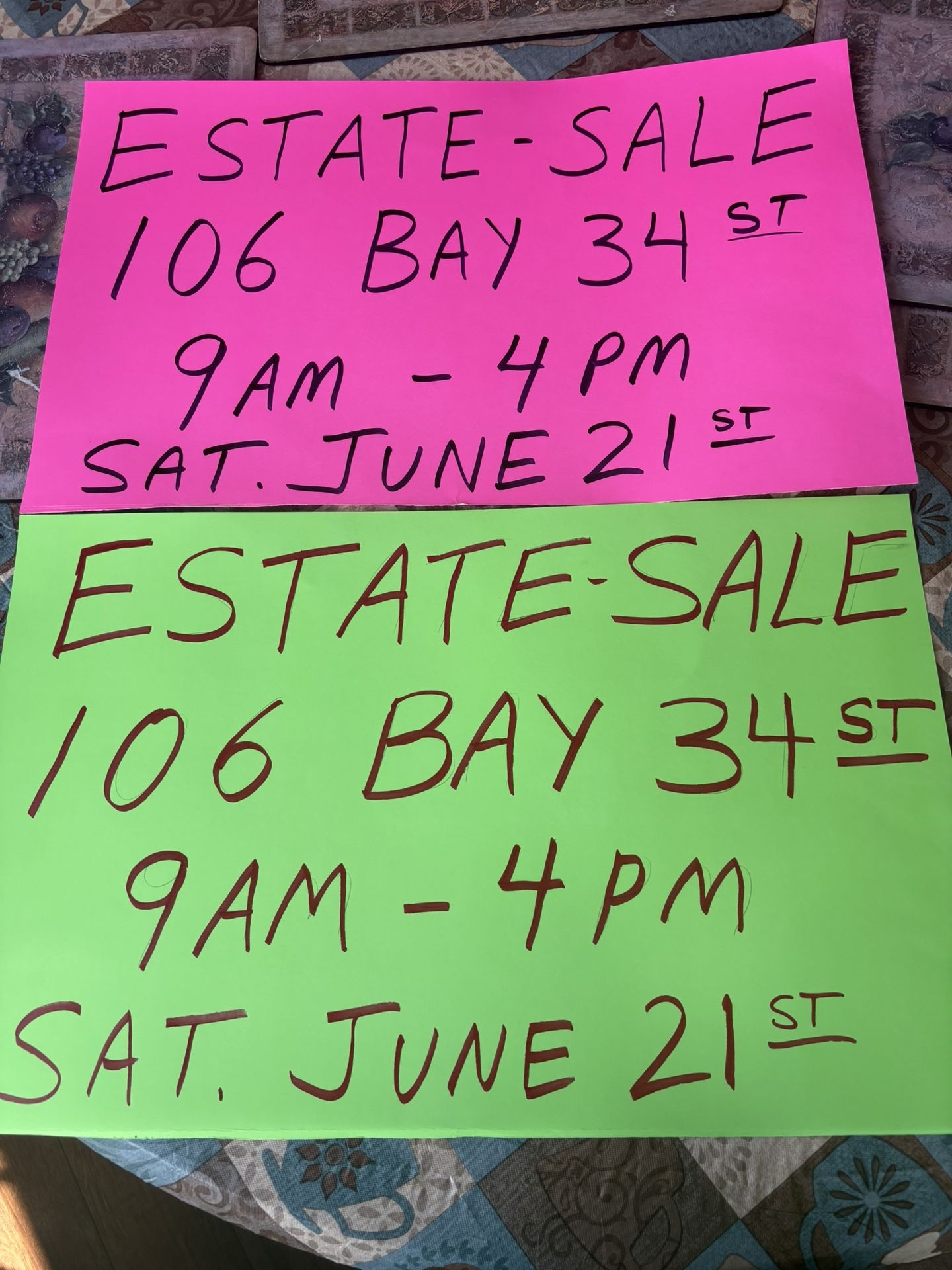 Estate sale in Brooklyn