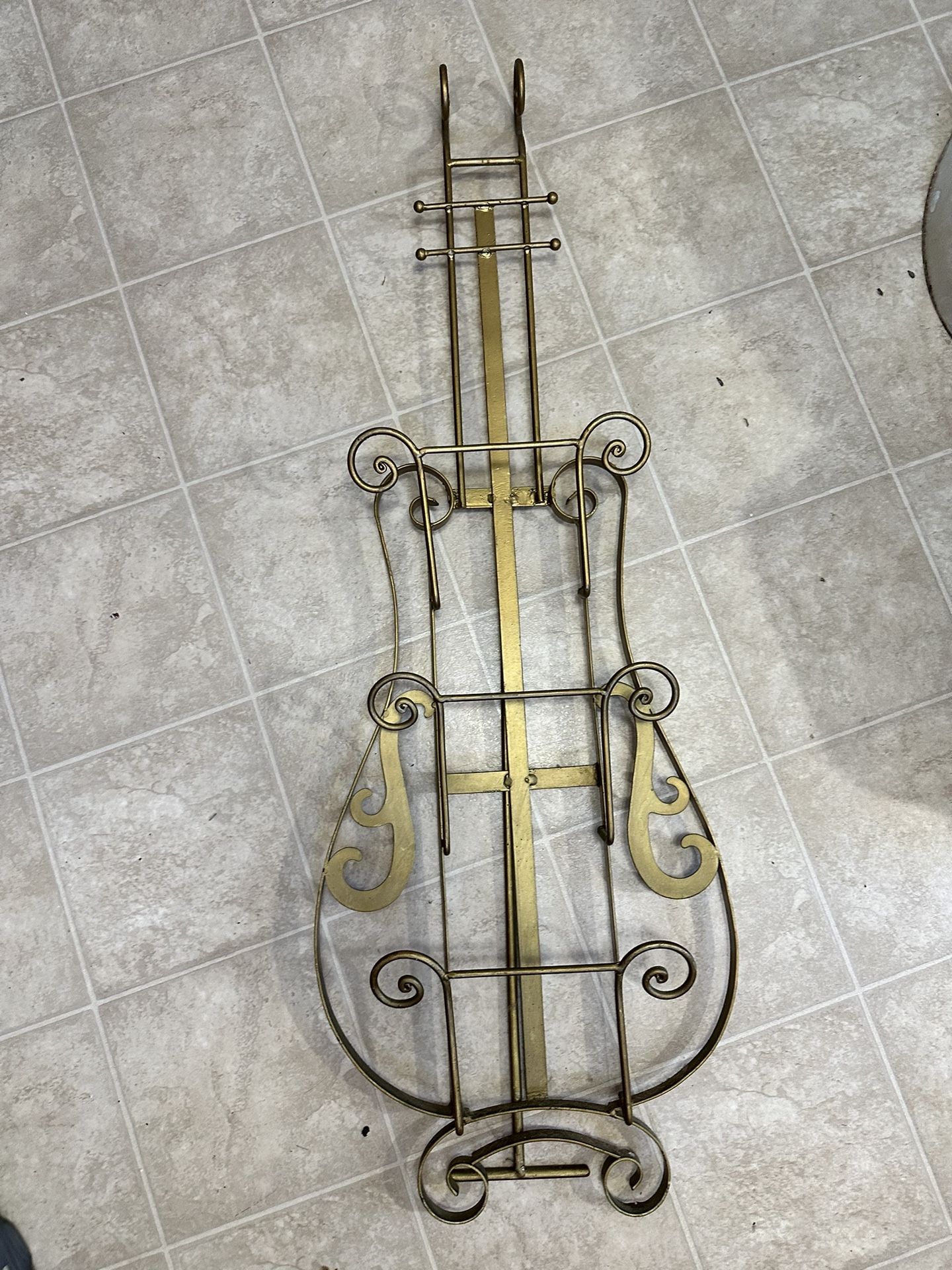Vintage Cello Magazine Rack