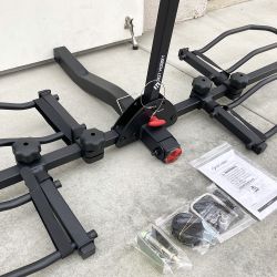 New in Box $115 Heavy-Duty (2 Bike Rack) Wobble Free Tilt Electric Bicycle Carrier 160 lbs Max, 2” Hitch 
