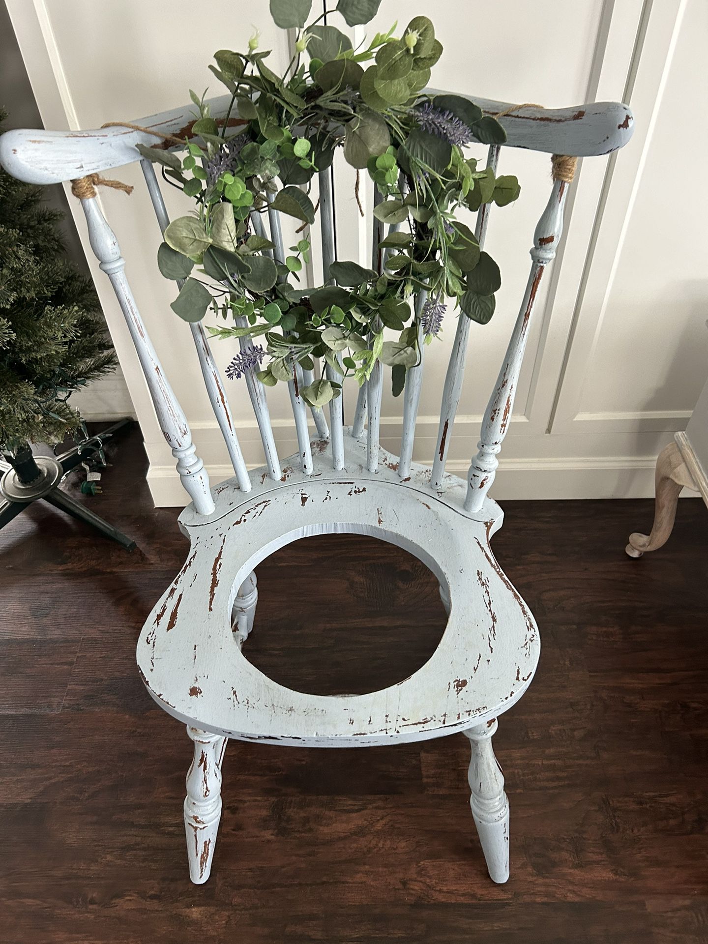 Flower Pot Chair Decor